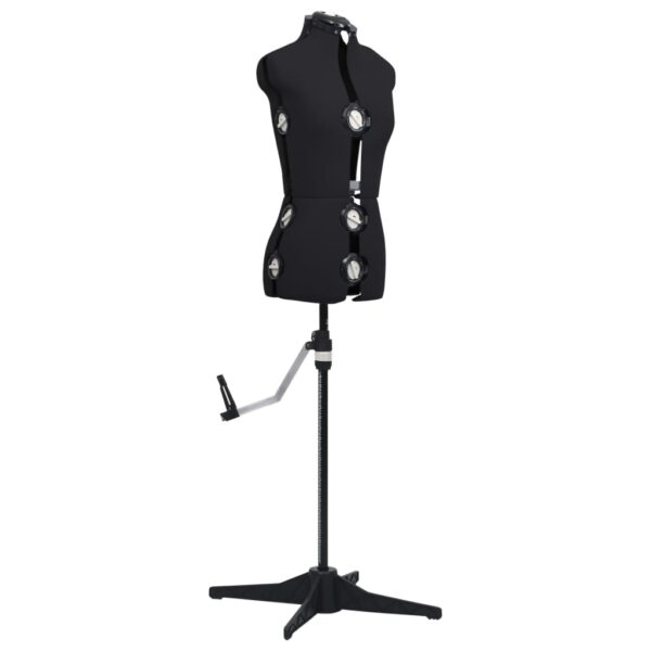 vidaXL Adjustable Dress Form Female Black S Size 33-40 - Image 2