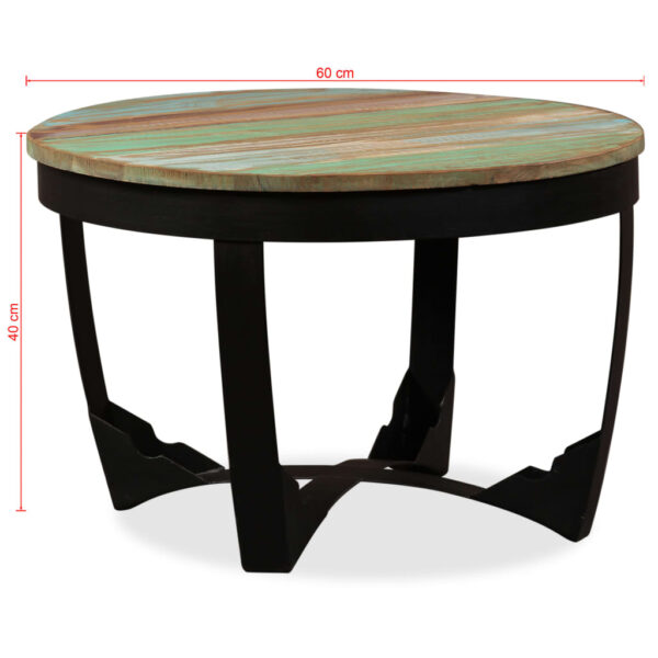 vidaXL Coffee Table Solid Reclaimed Wood 60x40 cm - Image 11