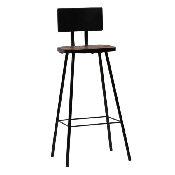 vidaXL Bar Chairs 4 pcs Solid Reclaimed Wood - Image 12