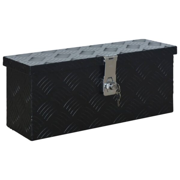 vidaXL Aluminium Box 485x140x200 mm Black - Image 2