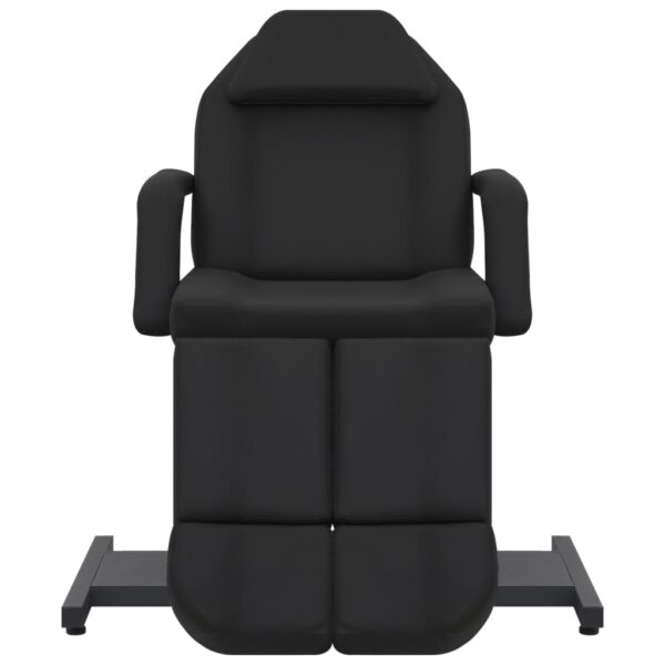 vidaXL Beauty Treatment Chair Faux Leather Black 180x62x78 cm - Image 2