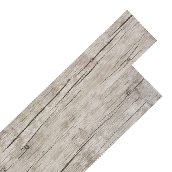 vidaXL Self-adhesive PVC Flooring Planks 5.02 m² 2 mm Oak Washed - Image 1