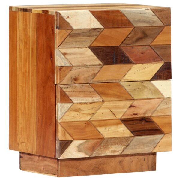 vidaXL Bedside Cabinet 40x30x50 cm Solid Reclaimed Wood - Image 1