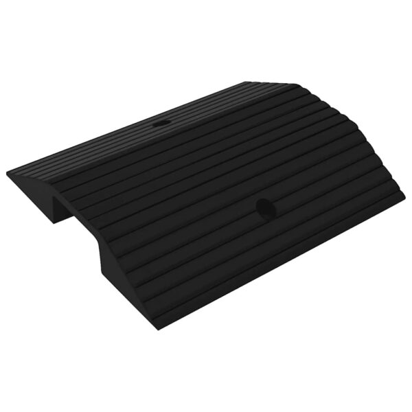 vidaXL Bridge Threshold Ramp 49x40x8 cm Rubber - Image 2