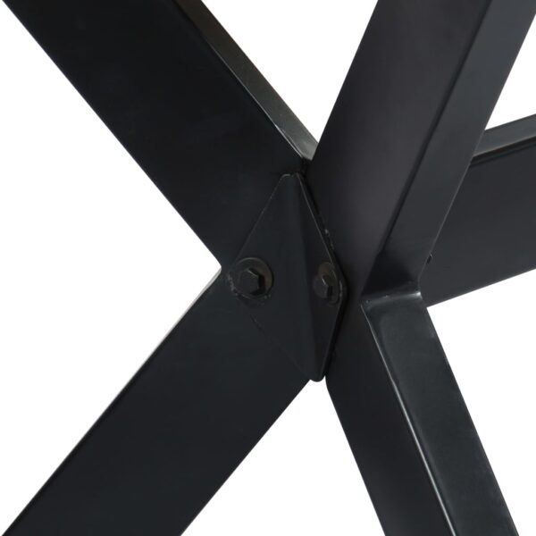 vidaXL Dining Table 120x60x75 cm Solid Reclaimed Wood - Image 6