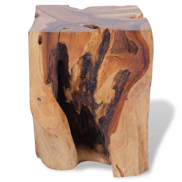vidaXL Stool Solid Teak Wood - Image 8