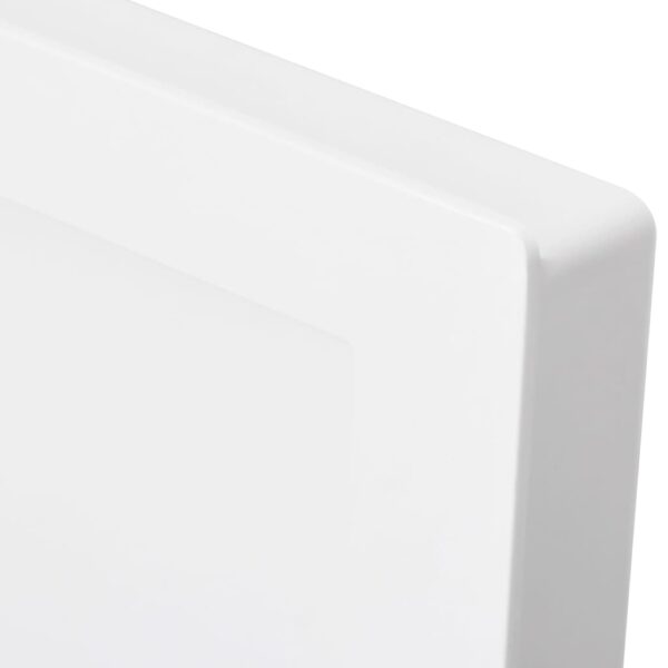 vidaXL Shower Niche with 3 Compartments High Gloss White 41x99x9 cm - Image 4