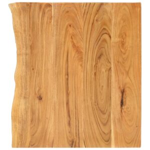 vidaXL Bathroom Vanity Top Solid Acacia Wood 80x52x2.5 cm