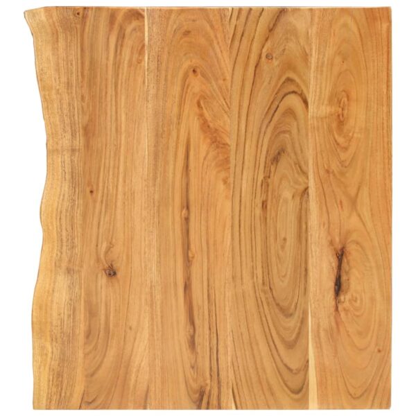 vidaXL Bathroom Vanity Top Solid Acacia Wood 80x52x2.5 cm - Image 1