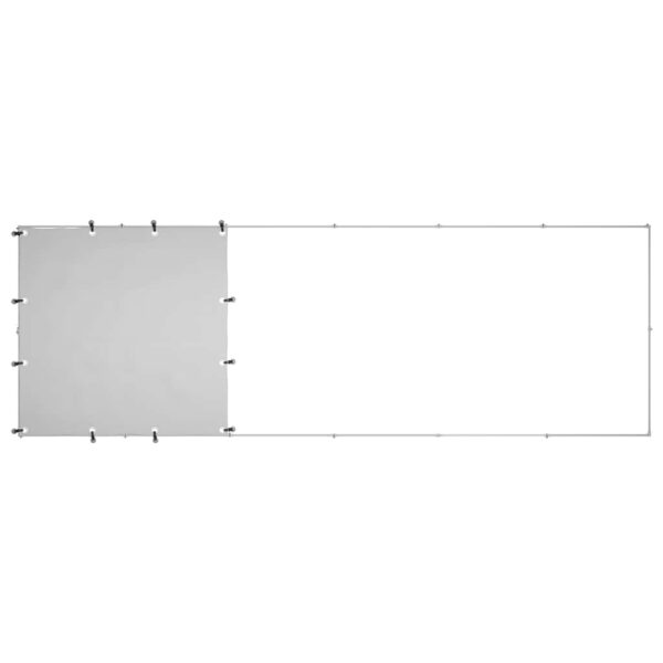 vidaXL Dog Kennel Silver 330x110x110 cm Steel - Image 4