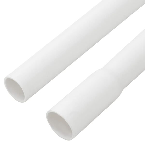 vidaXL Cable Trunkings Ø16 mm 10 m PVC - Image 5