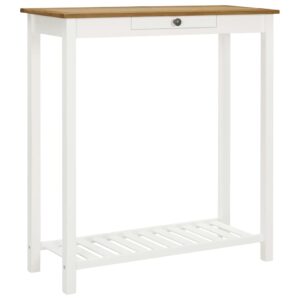 vidaXL Bar table 100x40x110 cm Solid Oak Wood