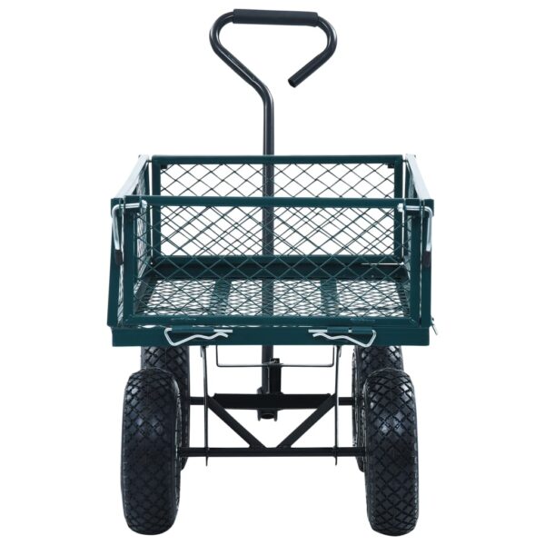 vidaXL Garden Hand Trolley Green 250 kg - Image 5
