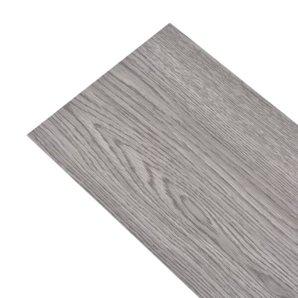 vidaXL Self-adhesive PVC Flooring Planks 5.02 m² 2 mm Dark Grey - Image 2
