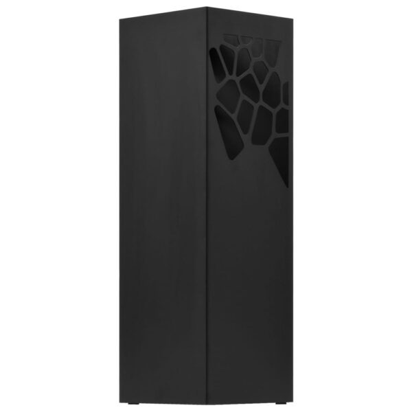vidaXL Umbrella Stand Stones Steel Black - Image 2