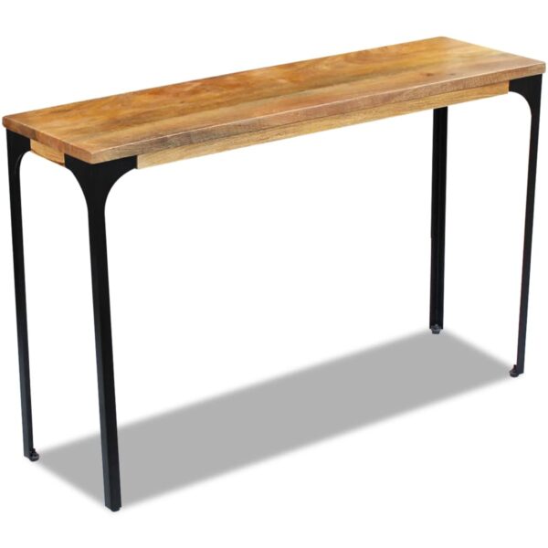 vidaXL Console Table Mango Wood 120x35x76 cm - Image 2