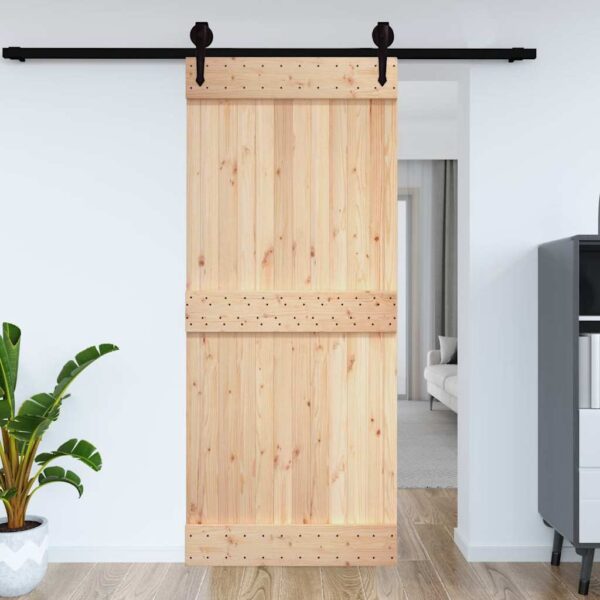 vidaXL Door NARVIK 70x210 cm Solid Wood Pine - Image 1