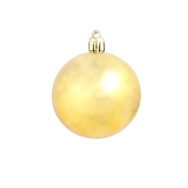 vidaXL 100 Piece Christmas Ball Set 3/4/6 cm Gold - Image 5