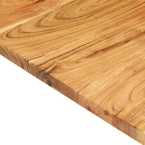 vidaXL Bathroom Vanity Top Solid Acacia Wood 80x52x2.5 cm - Image 5