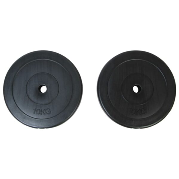 vidaXL Wall-mounted Power Tower with Weight Plates 40 kg - Image 8