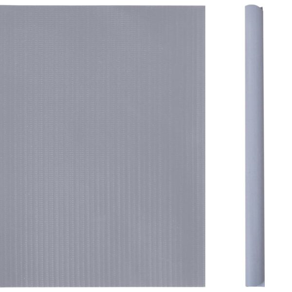 vidaXL Garden Privacy Screen PVC 35x0.19 m Matte Light Grey - Image 3