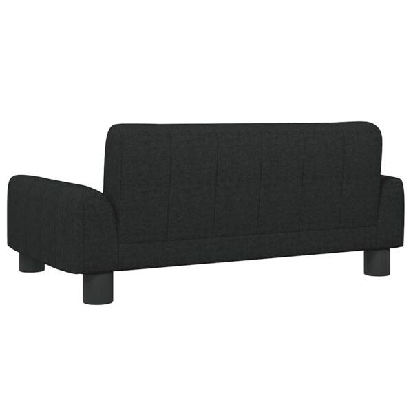 vidaXL Dog Bed Black 70x45x30 cm Fabric - Image 5