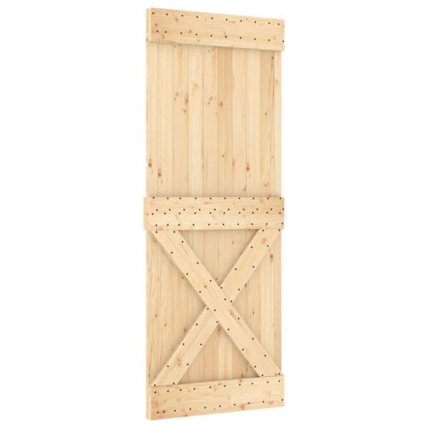 vidaXL Door NARVIK 80x210 cm Solid Wood Pine - Image 2