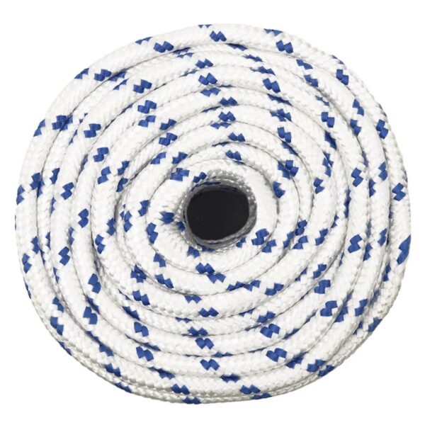 vidaXL Boat Rope White 12 mm 25 m Polypropylene - Image 3