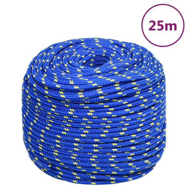 vidaXL Boat Rope Blue 10 mm 25 m Polypropylene - Image 1