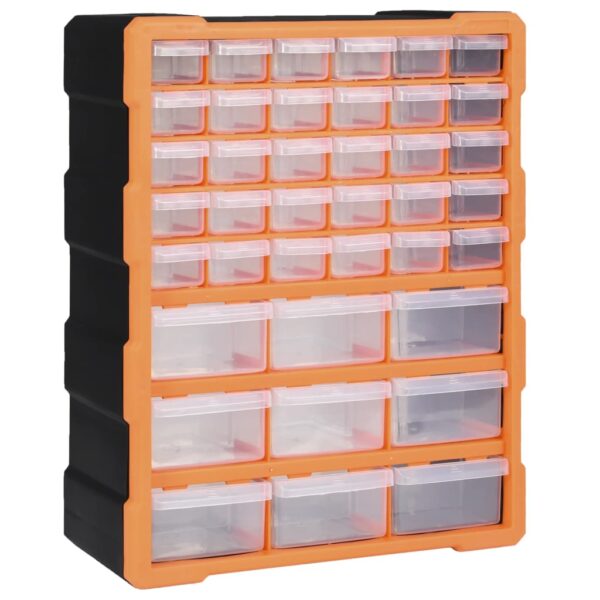 vidaXL Multi-drawer Organiser with 39 Drawers 38x16x47 cm - Image 1