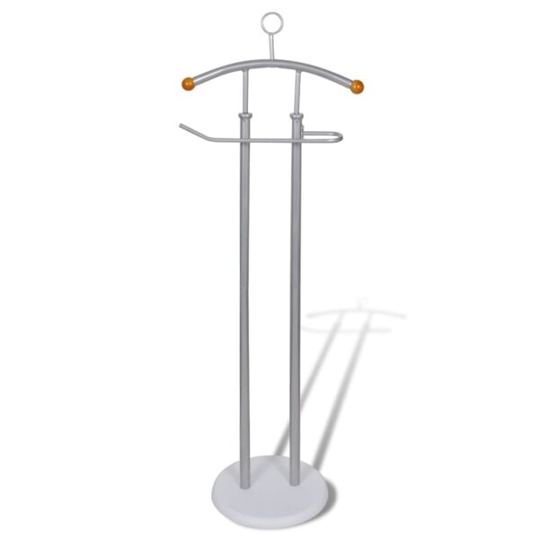 vidaXL Valet Stand Coat Shirt Organiser Metal Frame - Image 1