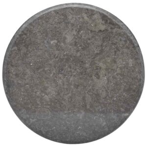 vidaXL Table Top Black Ø60x2.5 cm Marble