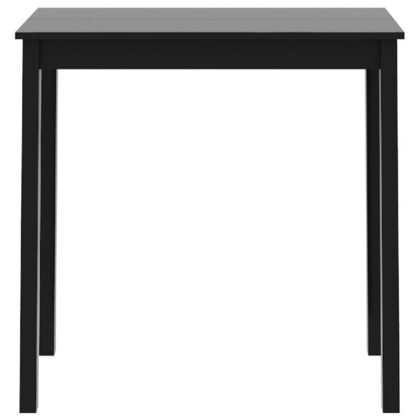 vidaXL Bar Table MDF Black 115x55x107 cm - Image 3