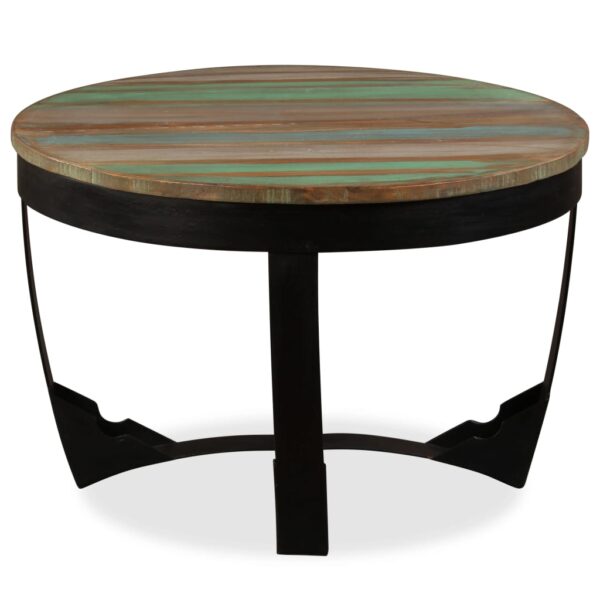 vidaXL Coffee Table Solid Reclaimed Wood 60x40 cm - Image 7