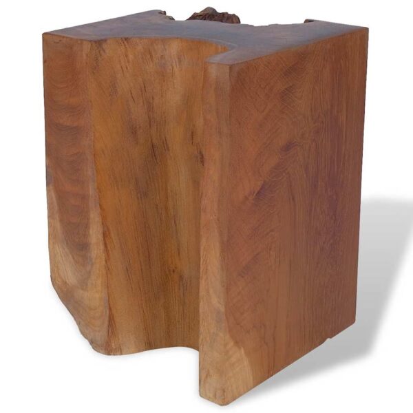 vidaXL Stool Solid Teak Wood - Image 5