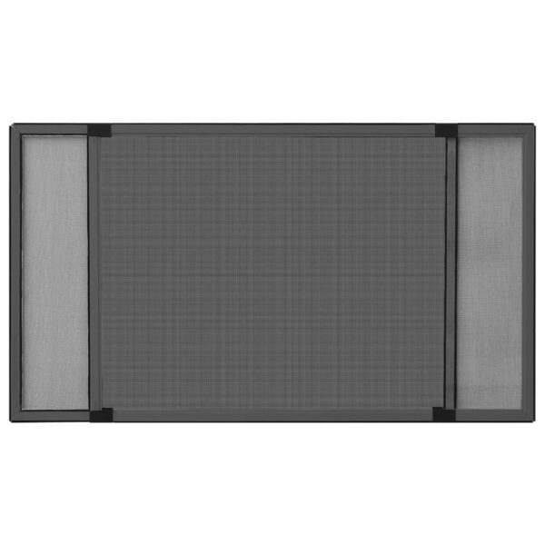 vidaXL Extendable Insect Screen for Windows Anthracite (75-143)x50 cm - Image 2
