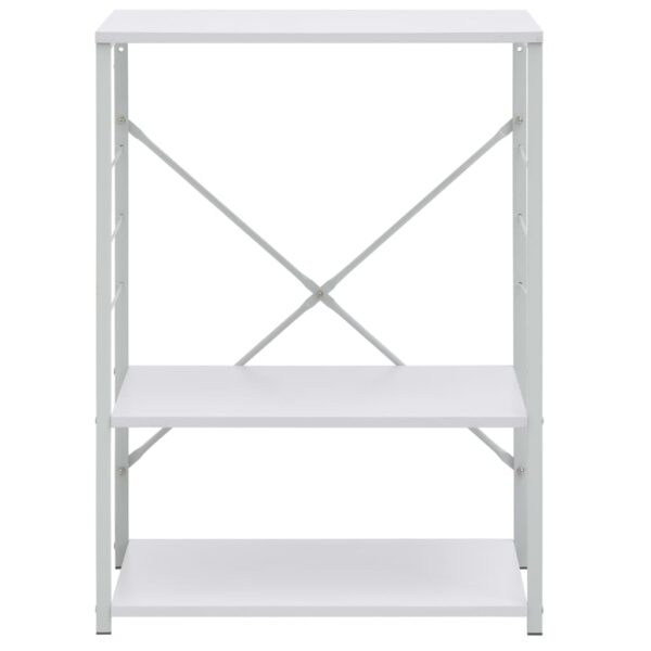 vidaXL Microwave Cabinet White 60x39.6x79.5 cm Engineered Wood - Image 3