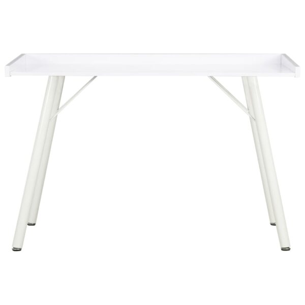 vidaXL Desk White 90x50x79 cm - Image 2
