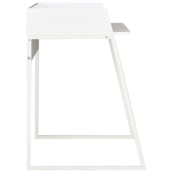 vidaXL Desk White 90x60x88 cm - Image 4