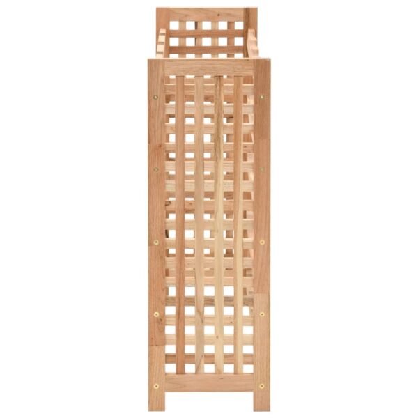 vidaXL Wine Rack for 25 Bottles Solid Walnut Wood 63x25x73 cm - Image 5
