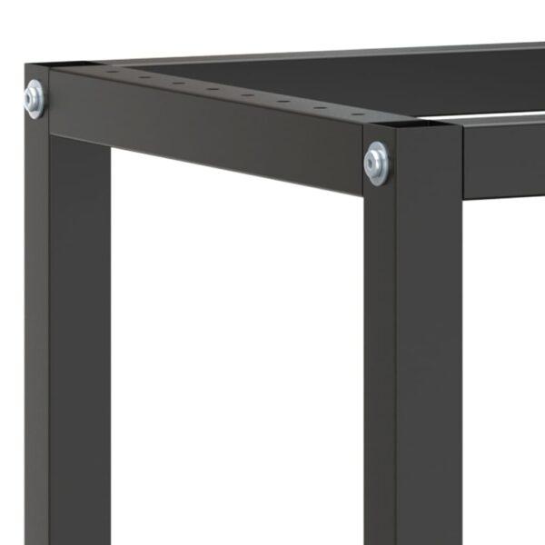 vidaXL Work Bench Frame Matte Black and Matte Red 170x50x79 cm Metal - Image 6