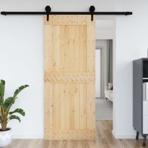 vidaXL Door NARVIK 95x210 cm Solid Wood Pine