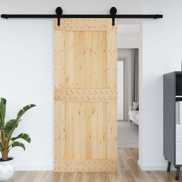 vidaXL Door NARVIK 95x210 cm Solid Wood Pine - Image 1
