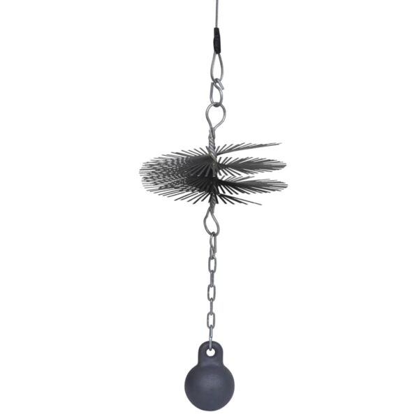 vidaXL Round Chimney Cleaning Brush Dia. 20 cm - Image 2