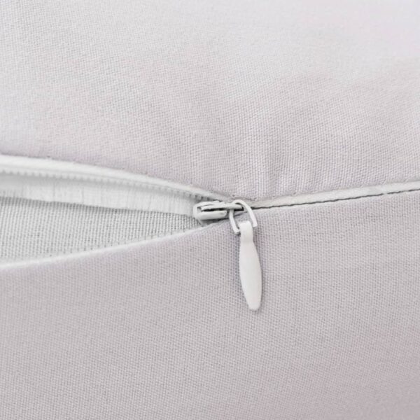 vidaXL Pregnancy Pillow J-Shaped 54x(36-43) cm Grey - Image 2