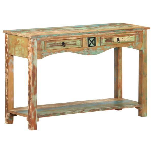 vidaXL Console Table 120x40x75 cm Solid Reclaimed Wood - Image 10