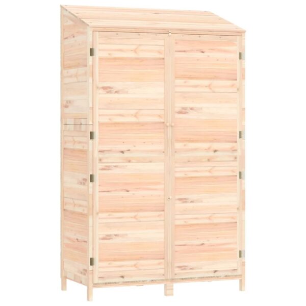 vidaXL Garden Shed 102x52x174.5 cm Solid Wood Fir - Image 2