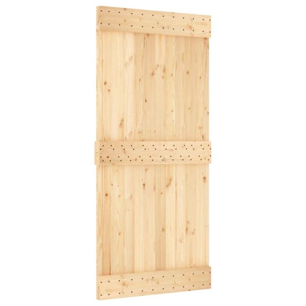 vidaXL Door NARVIK 95x210 cm Solid Wood Pine - Image 2