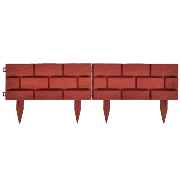 vidaXL Lawn Divider with Brick Design 11 pcs - Image 5