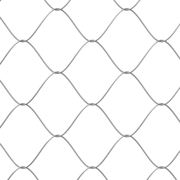 vidaXL Dog Cage with Door Grey 2x2x1.5 m Galvanised Steel - Image 7